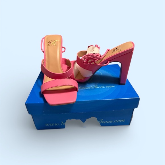 🛍️Pink Heel Sandals✨7 - Picture 2 of 4